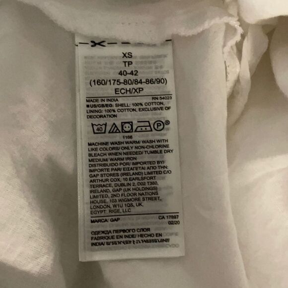 Gap White Embroidered Sundress - XS - Picture 4 of 4